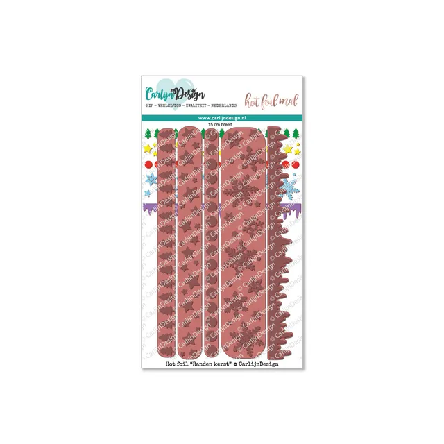 CarlijnDesign Randen CDHF-0013 hotfoilplate kanter jul