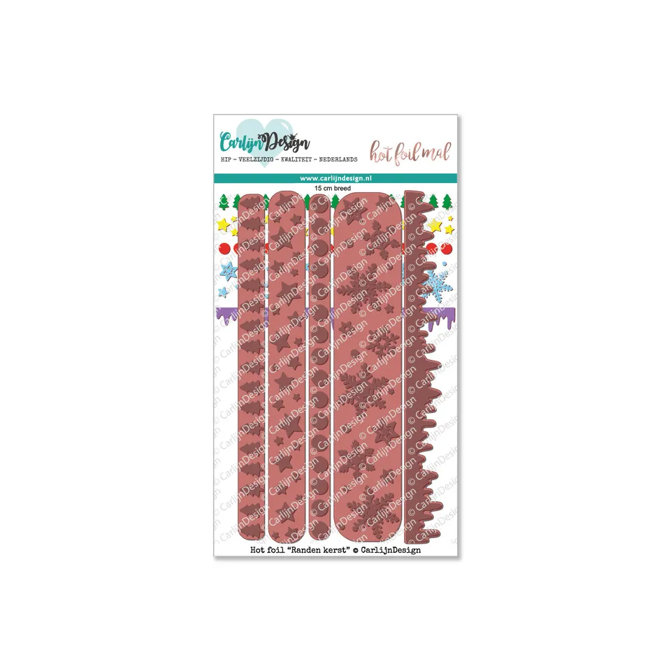 CarlijnDesign Randen CDHF-0013 hotfoilplate kanter jul