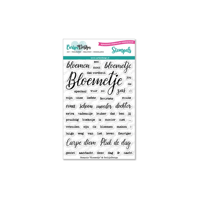 CarlijnDesign Bloemetje CDST-0063 stempler blomst