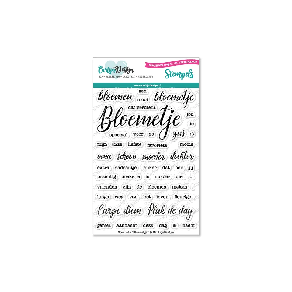 CarlijnDesign Bloemetje CDST-0063 stempler blomst