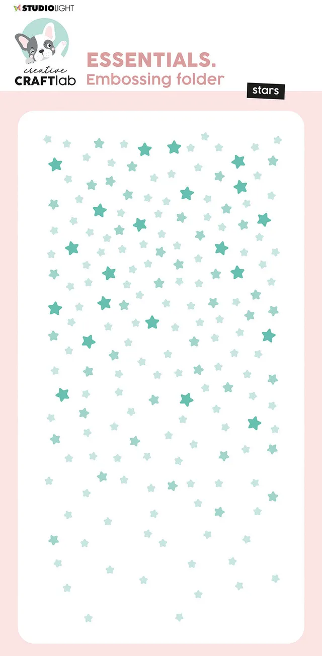 Studio Light Creative Craftlab Sprinkling Stars embossingfolder