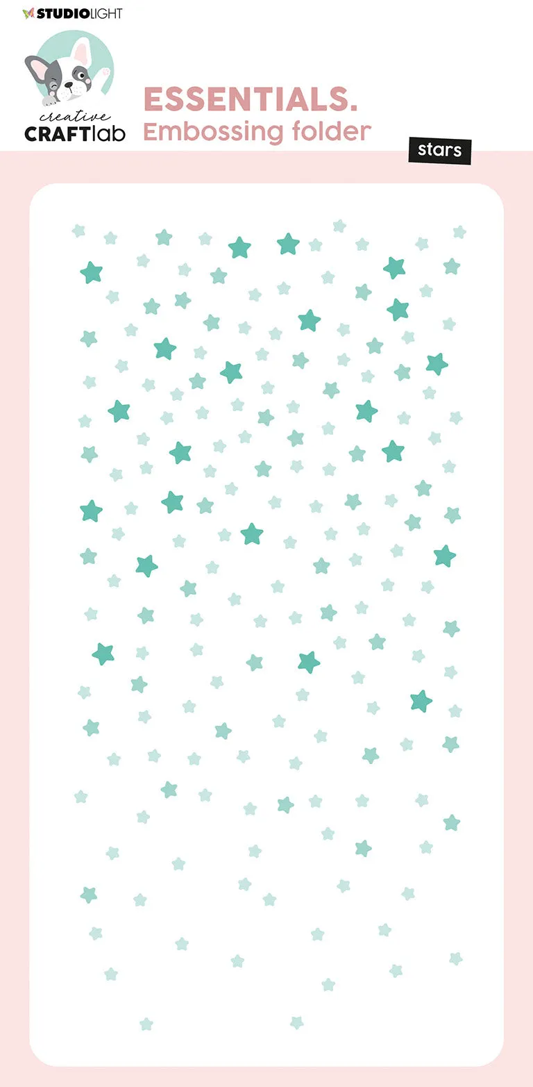 Studio Light Creative Craftlab Sprinkling Stars embossingfolder