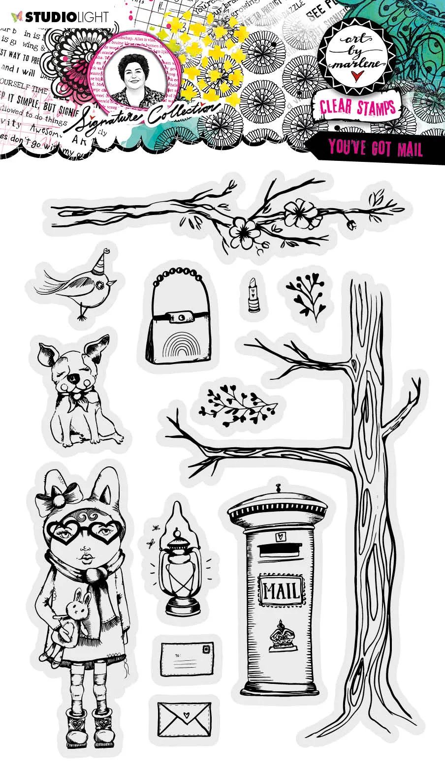 Art by Marlene Signature stempel You’ve Got Mail