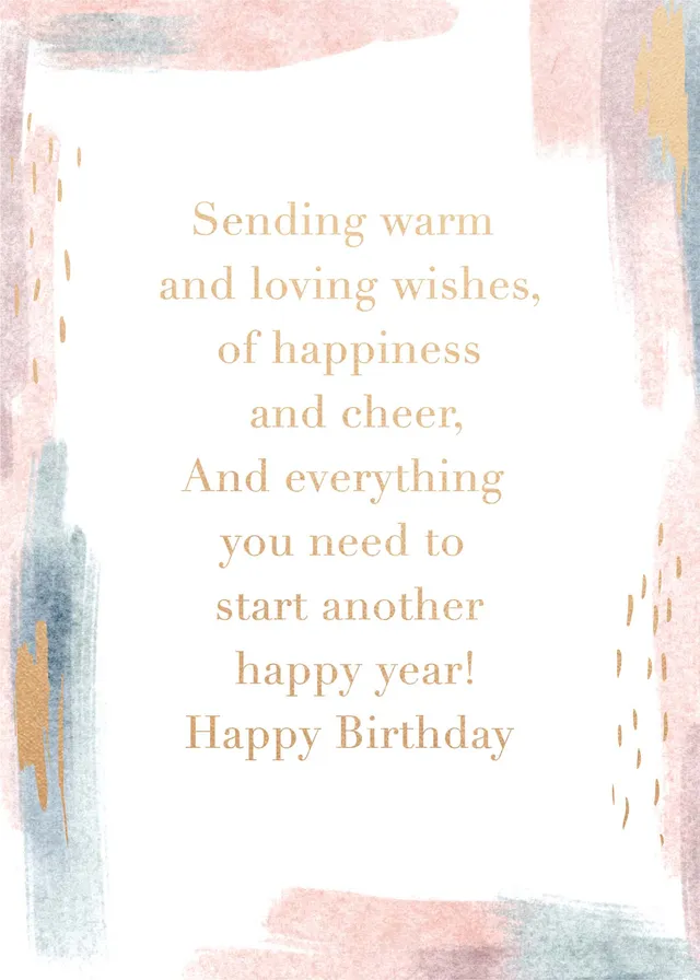 KaiserCraft Awash Warm Wishes gratulasjonskort 13x18 cm strukturert