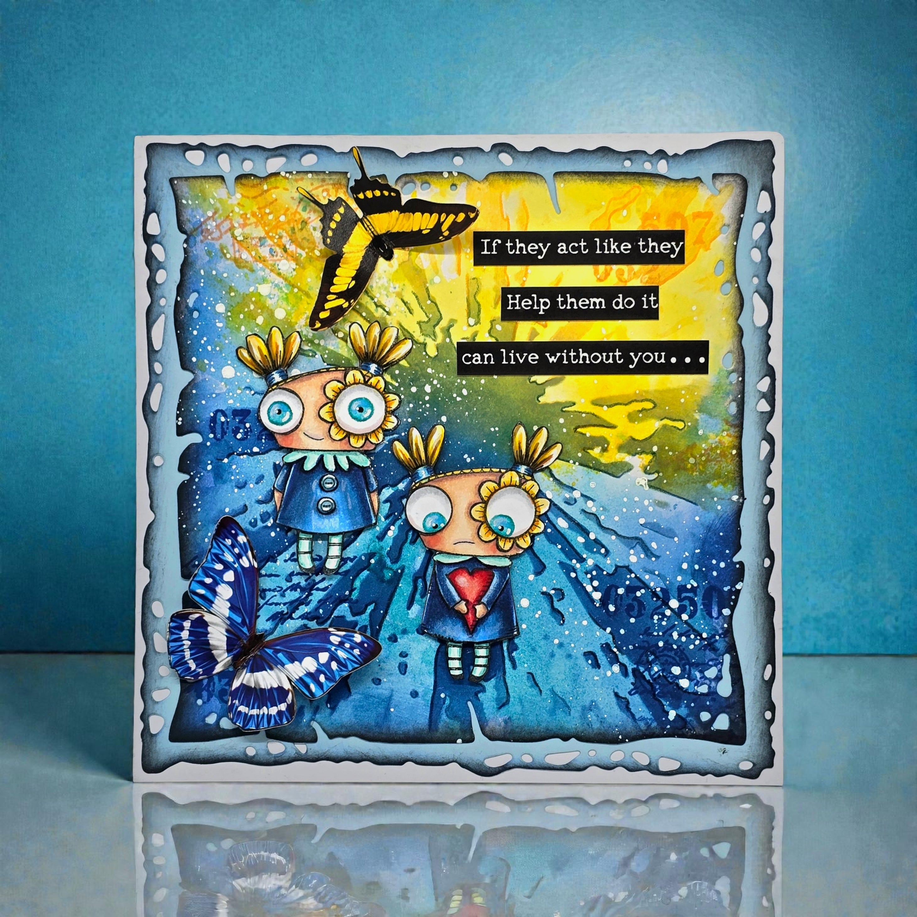 AALL & Create TP-1338 Postcard Shuffle stempelsett A6