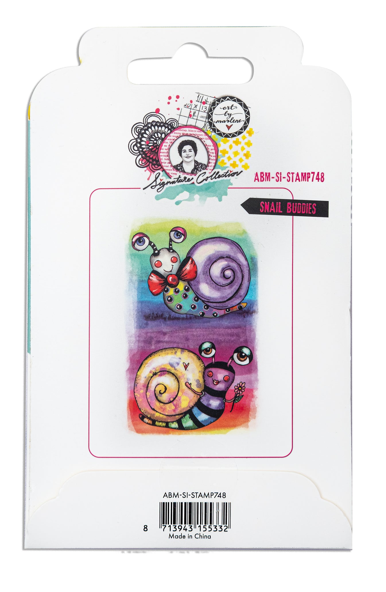 Studio Light Art by Marlene stempel Snail buddies 46x77 mm