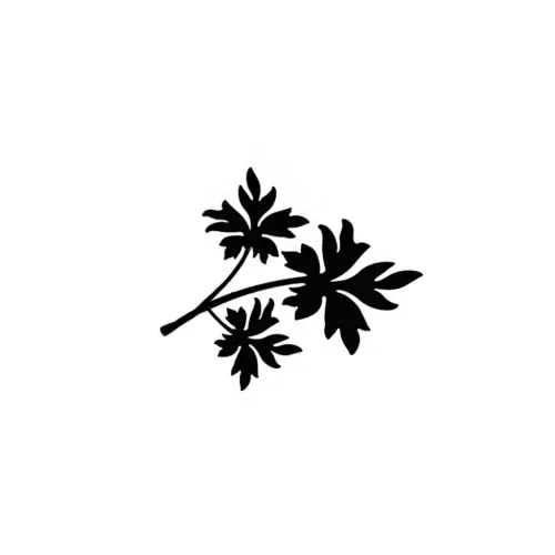 Korthobby Mini Leaf 1 Miniature LAV305 stempel blad