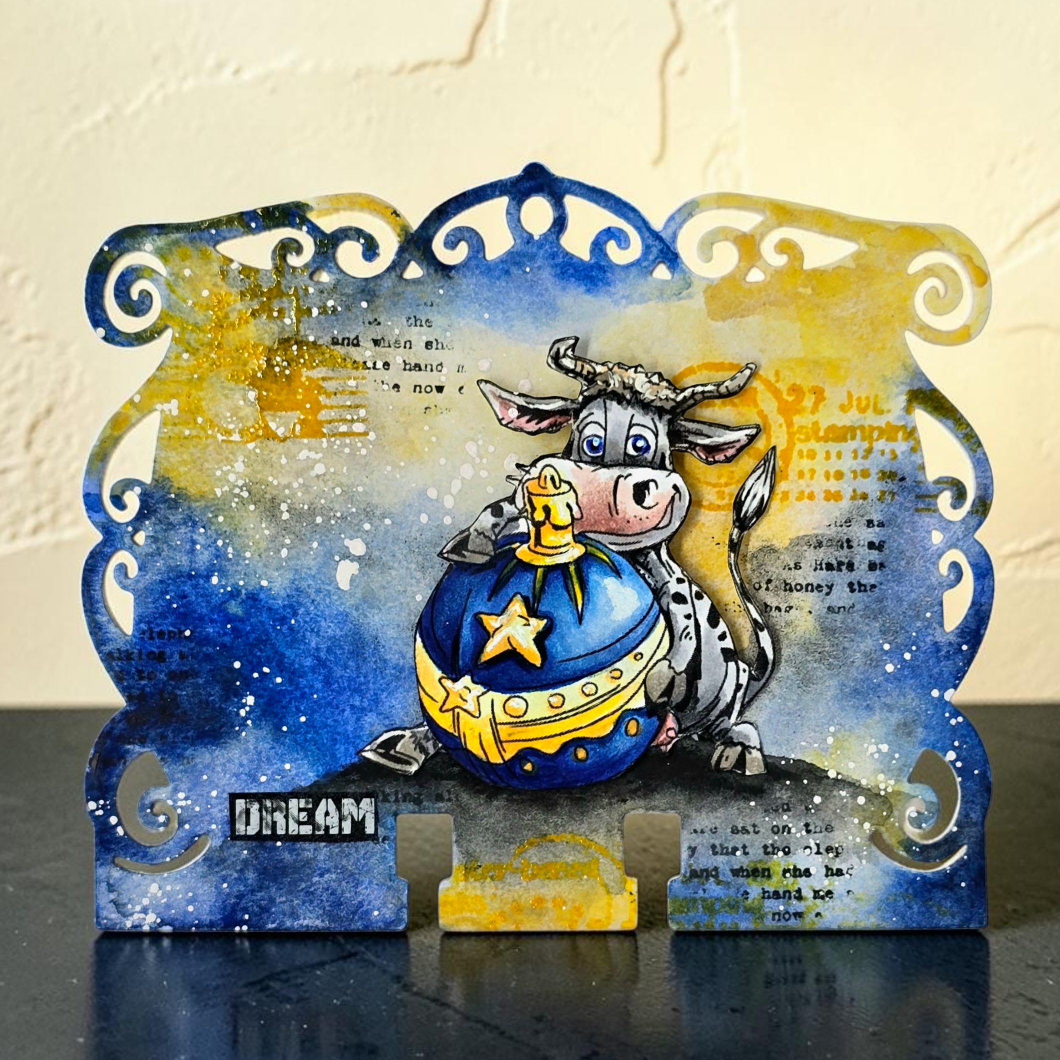 Aall and Create TP-1496 Moo-ry Christmas stempel A6 ku