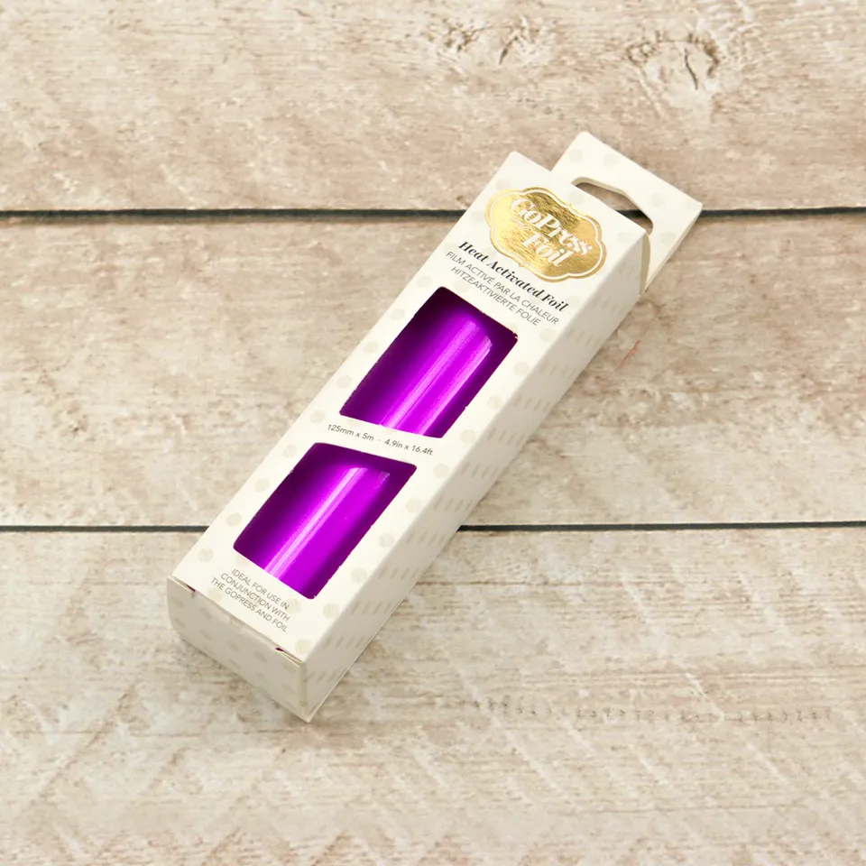 Couture Creations Pink-Purple Mirror folie 125 mm x 5 m
