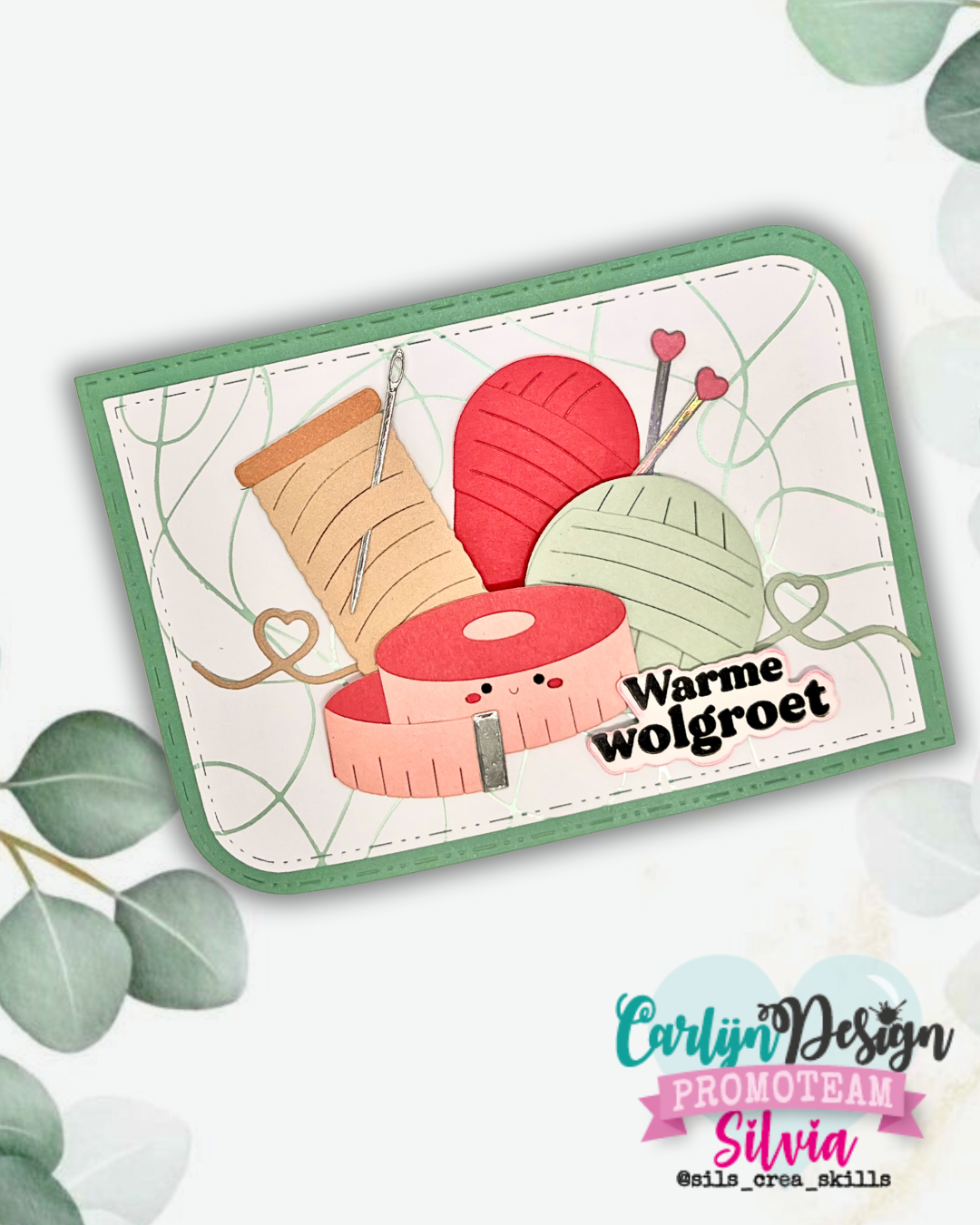 CarlijnDesign Whimsical Woolies CDSN-0353 dies garn