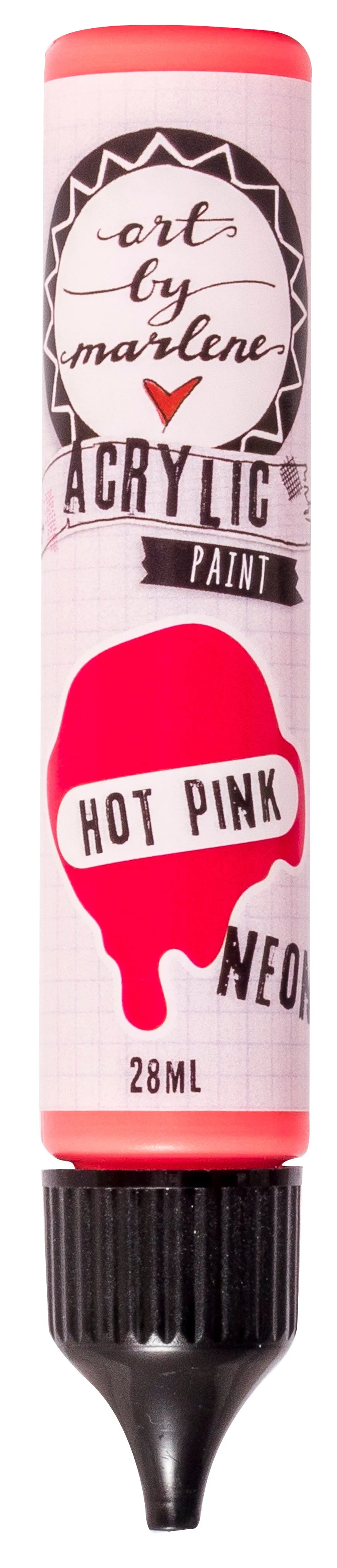 Studio Light Art by Marlene Hot Pink akrylmaling 28 ml neon