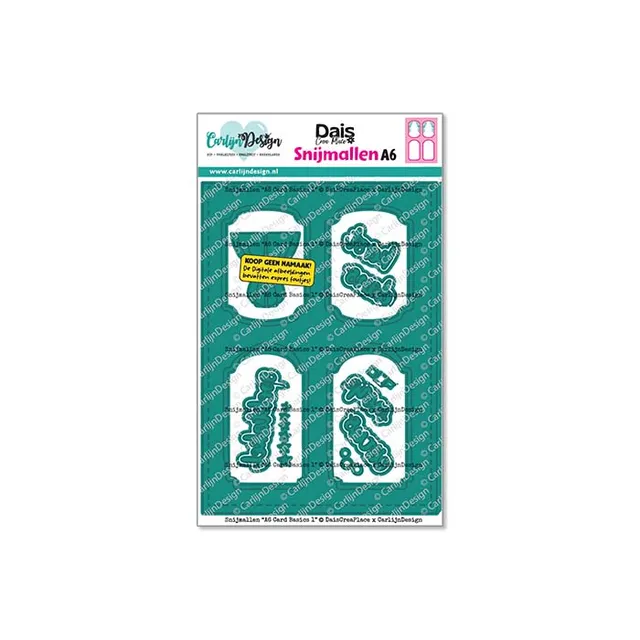 CarlijnDesign A6 Card Basics 1 CDSN-0398 dies sirkus