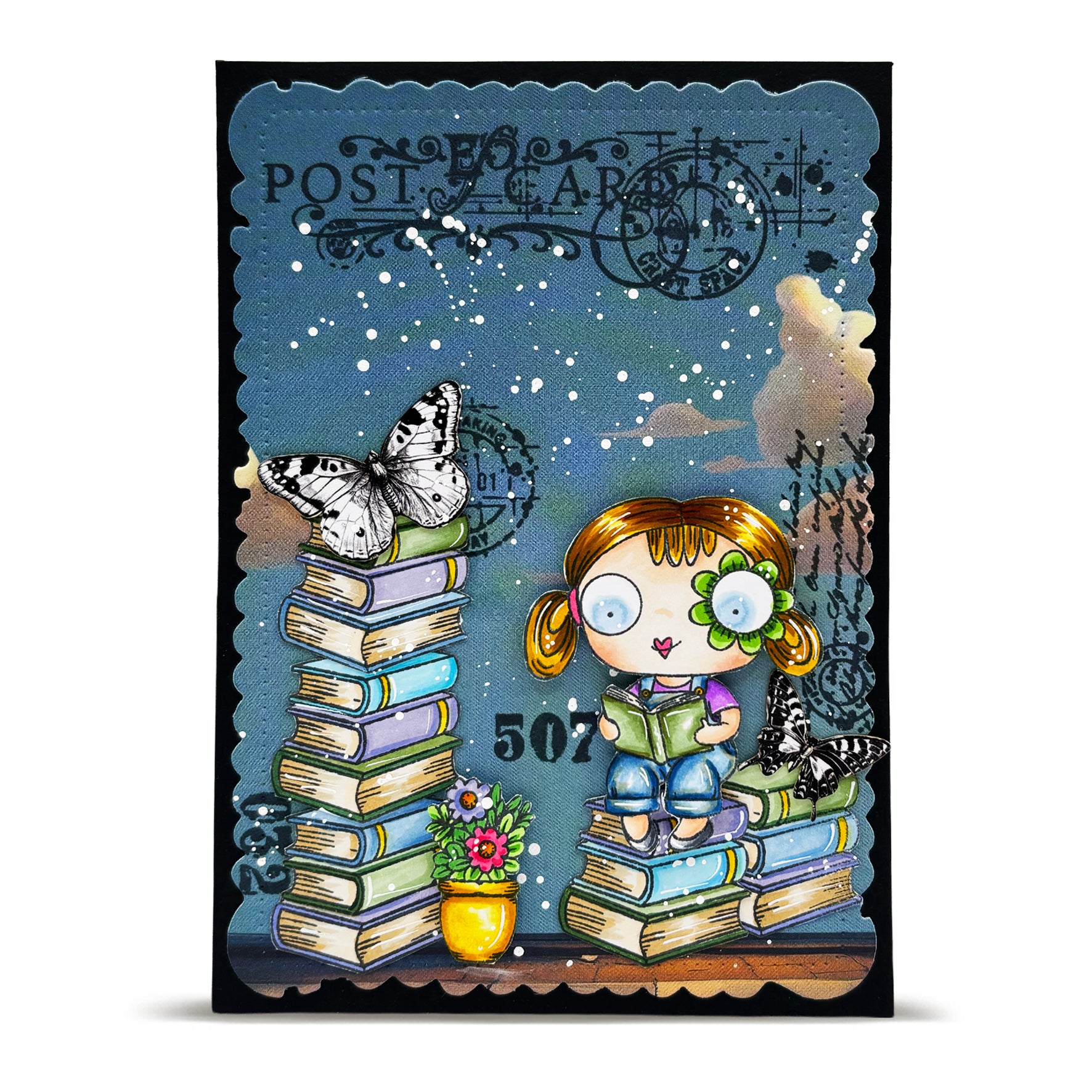 Aall and Create TP-1359 Page Turner stempelsett A7 bok
