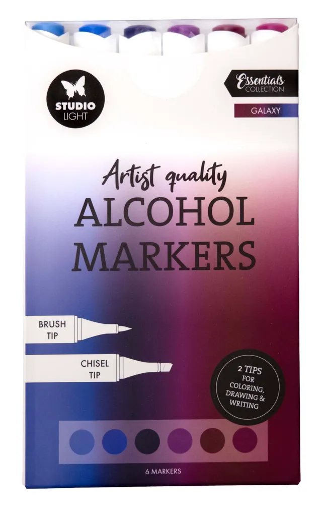 Studio Light Essentials Galaxy alkoholmarkers 6 stk