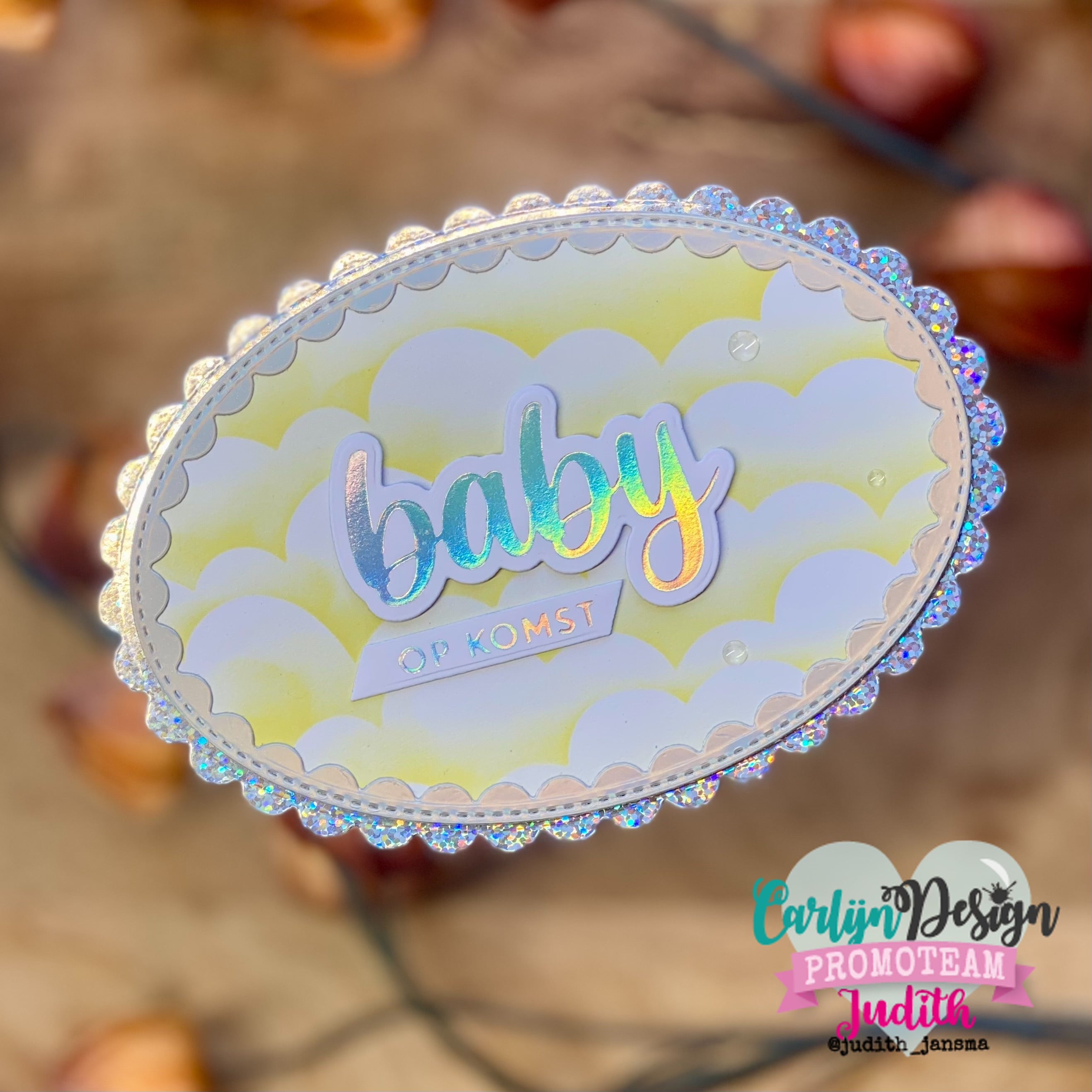 CarlijnDesign Baby baby CDHF-0078 hot foil-plate baby