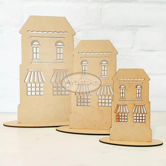 Artistiko Hus Medium dekorhus chipboard