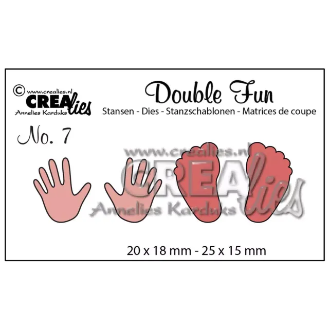 Crealies Double Fun No.7 dies kuttemal