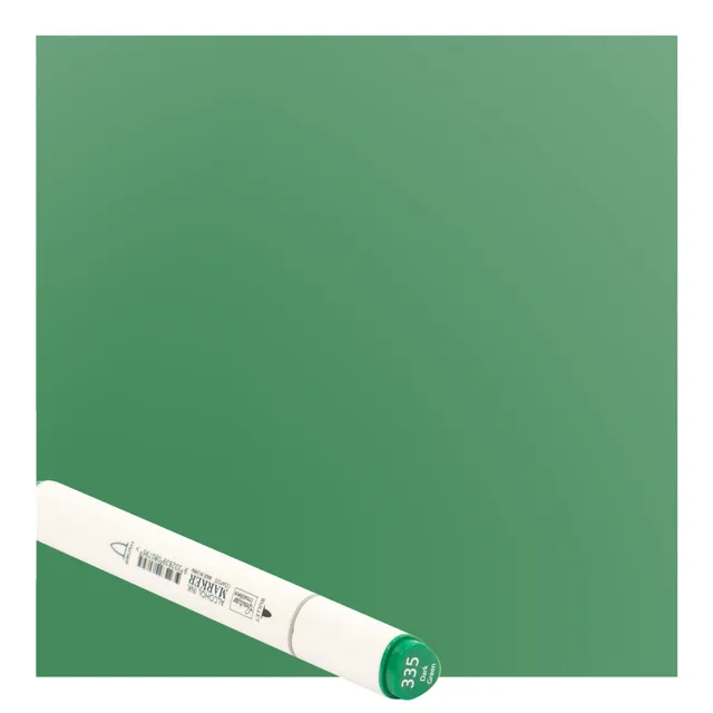 Couture Creations Dark Green Twin Tip tusj mørkegrønn