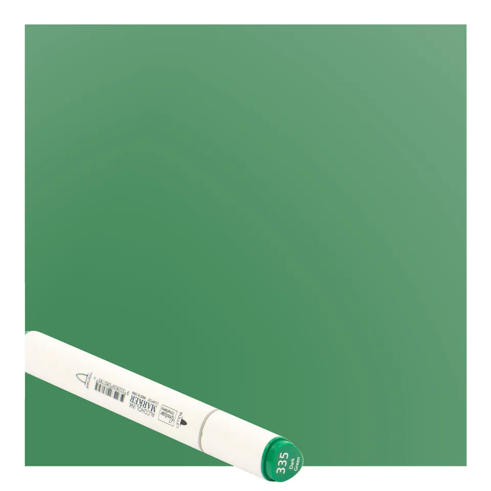 Couture Creations Dark Green Twin Tip tusj mørkegrønn