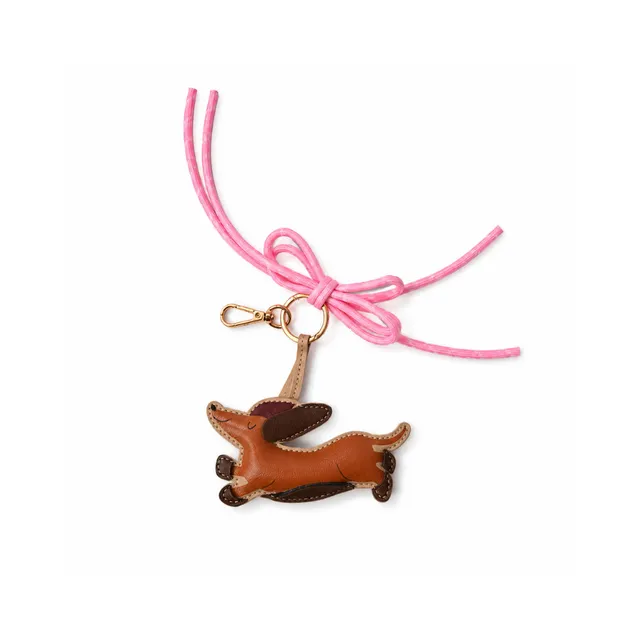 K&Co Sunset Spritz Rope nøkkelring dachshund