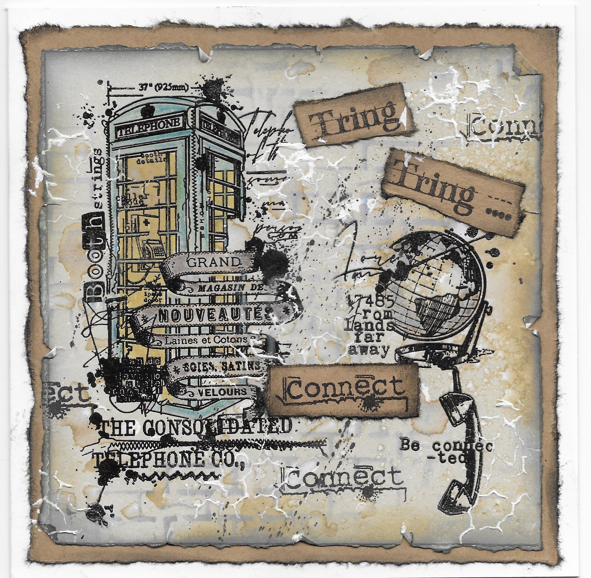 AALL & Create TP-237 Phonebooth Elements stempelsett A5