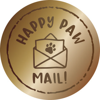Studio Light Friendz Happy Paw Mail vokstempel med håndtak pote