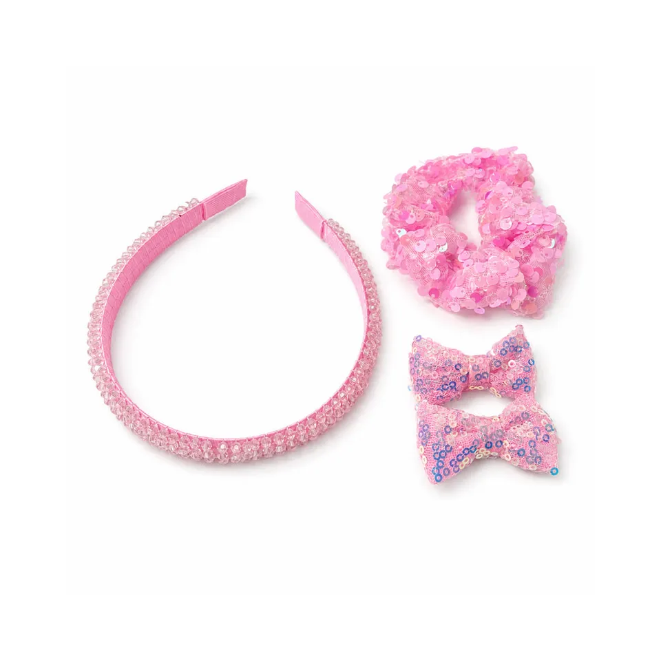 KaiserCraft Made to Treasure hårsett Pink Glitz