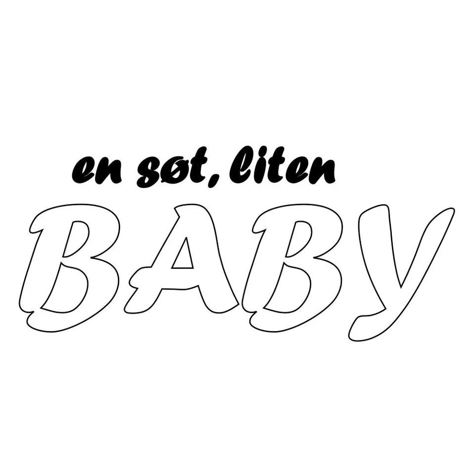Papirglede En søt liten baby digitalt stempel