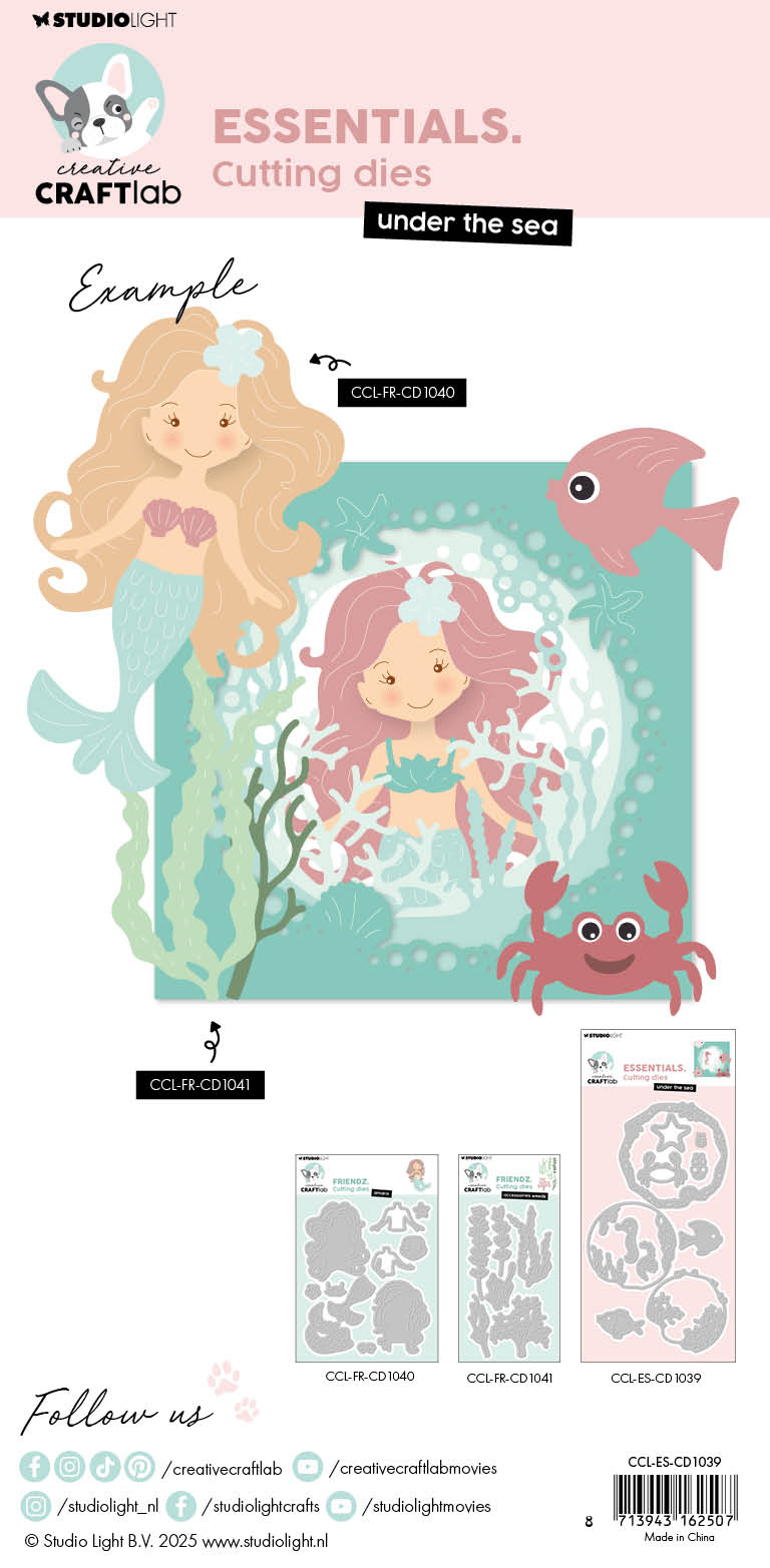 Studio Light Creative Craftlab Under the Sea dies 108x128mm sjømotiv