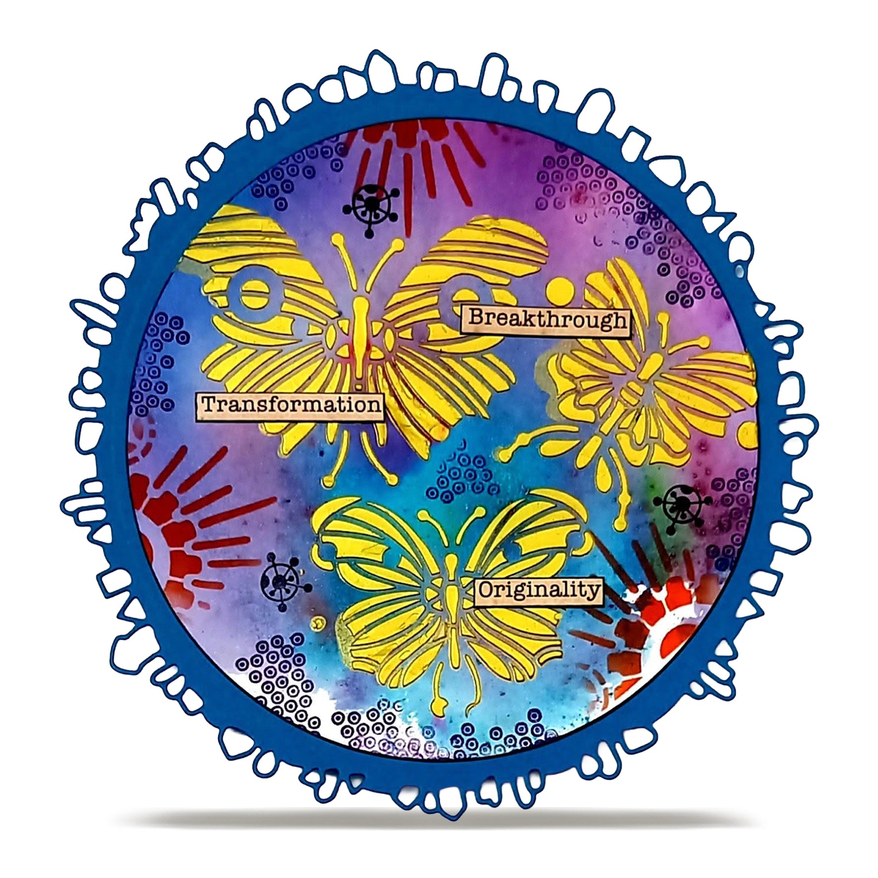 Aall and Create PC-274 Prendre Son Envol sjablong 15x15