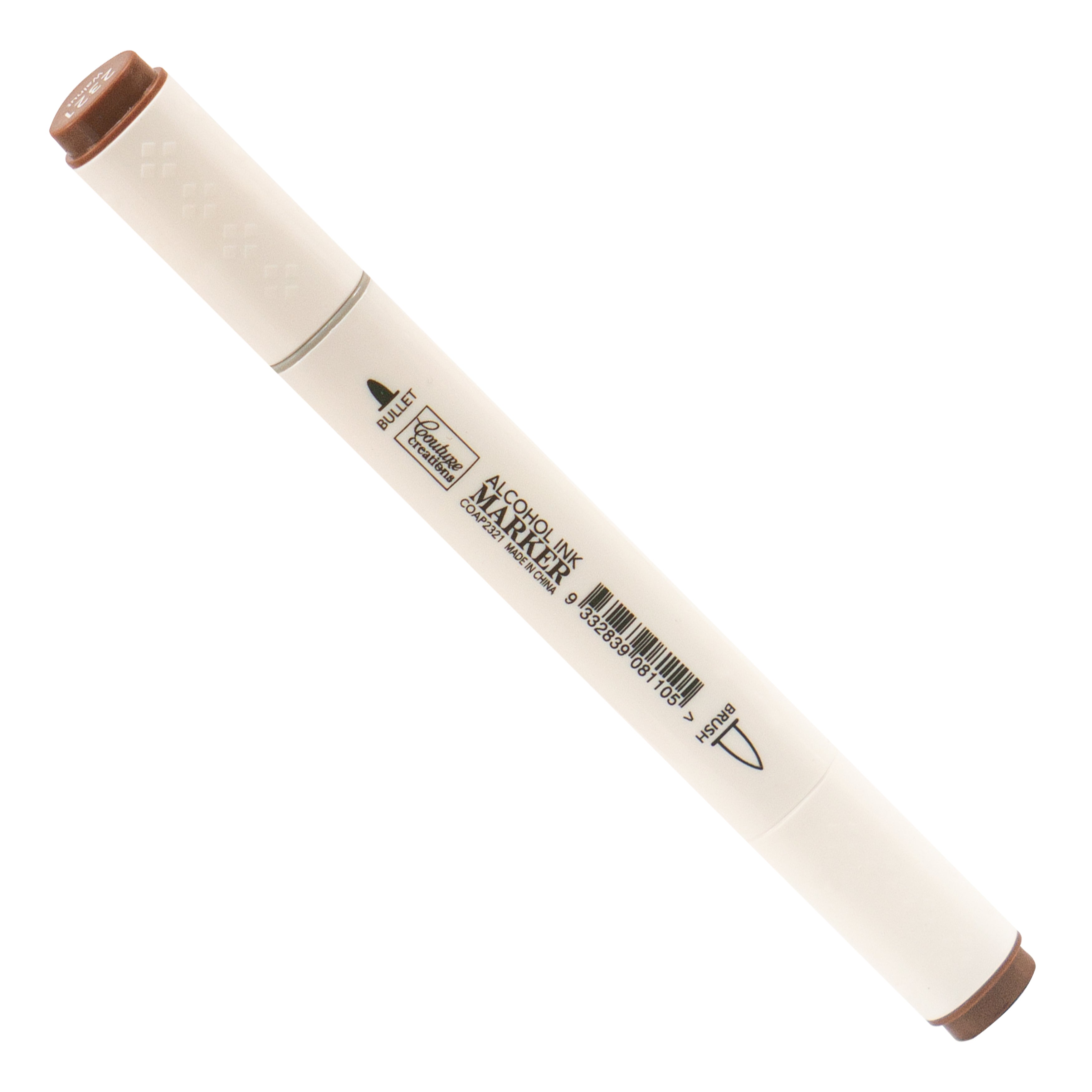 Couture Creations Twin Tip alkoholtusj Walnut dobbel tupp brun