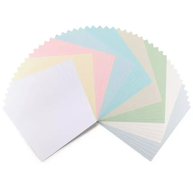 Korthobby Florence kartong 12x12 pastel 45 ark linen