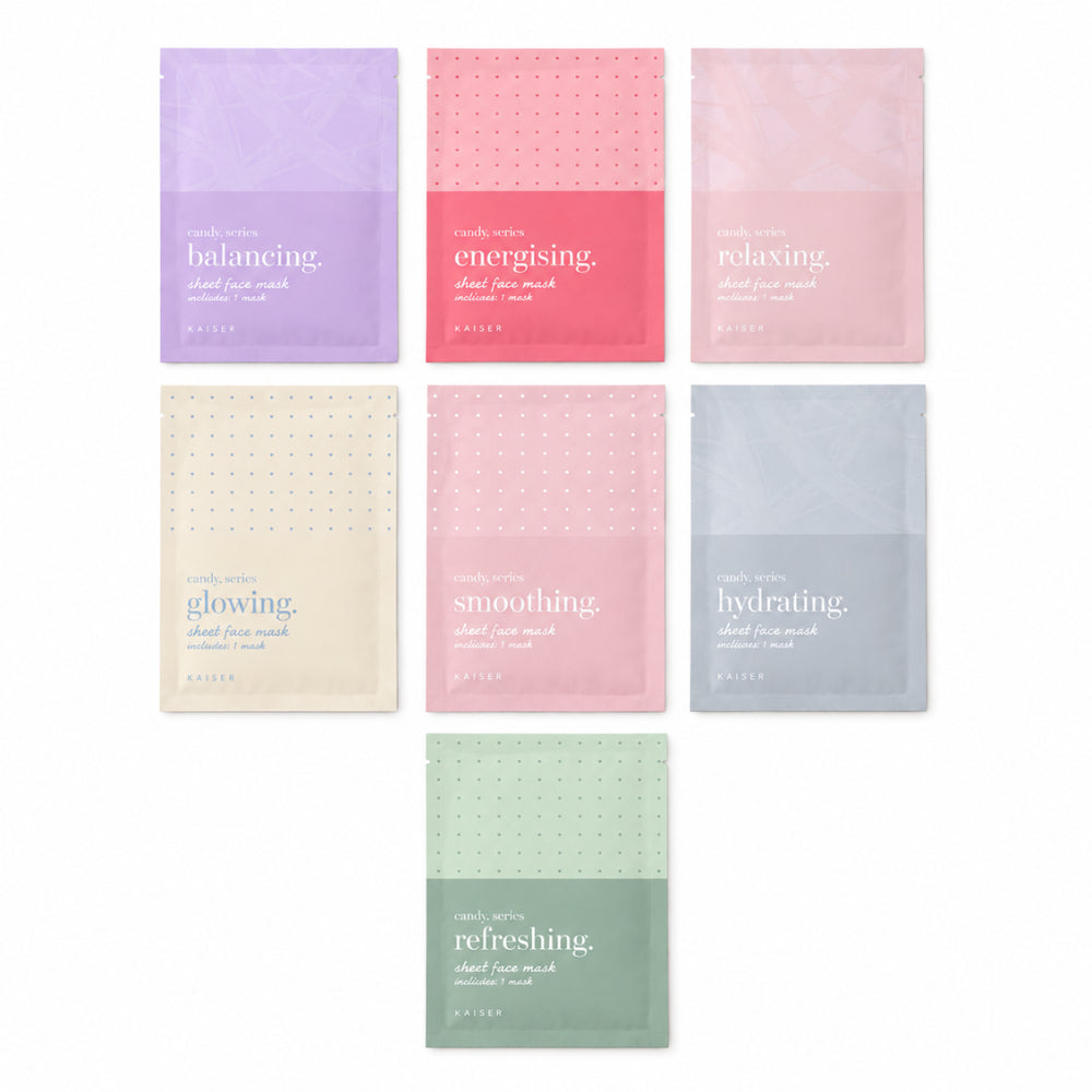 KaiserCraft Candy Series ansiktsmasker julesett 7-pk