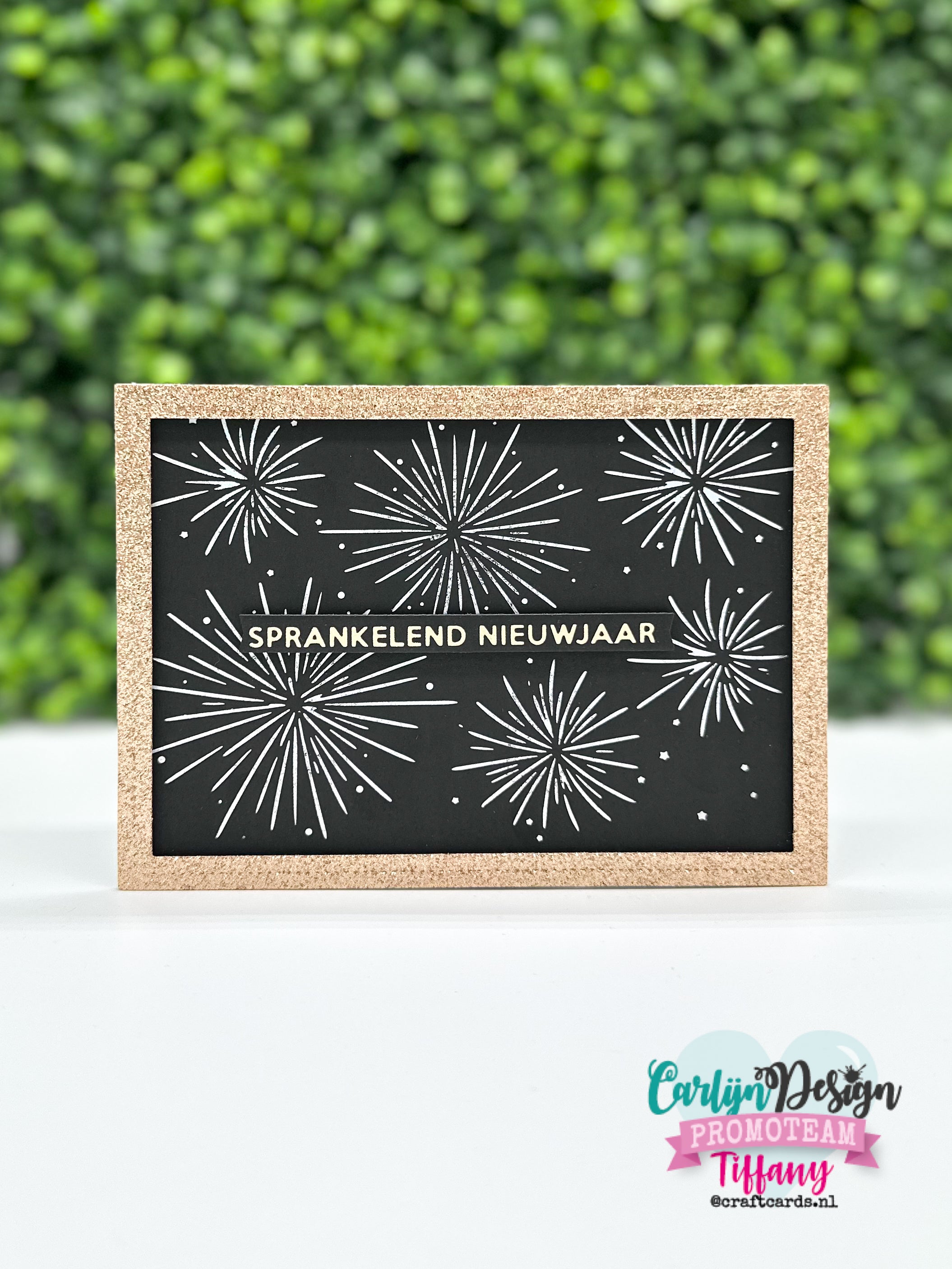 CarlijnDesign Festive Fireworks CDHF-0095 hot foil-plate A6