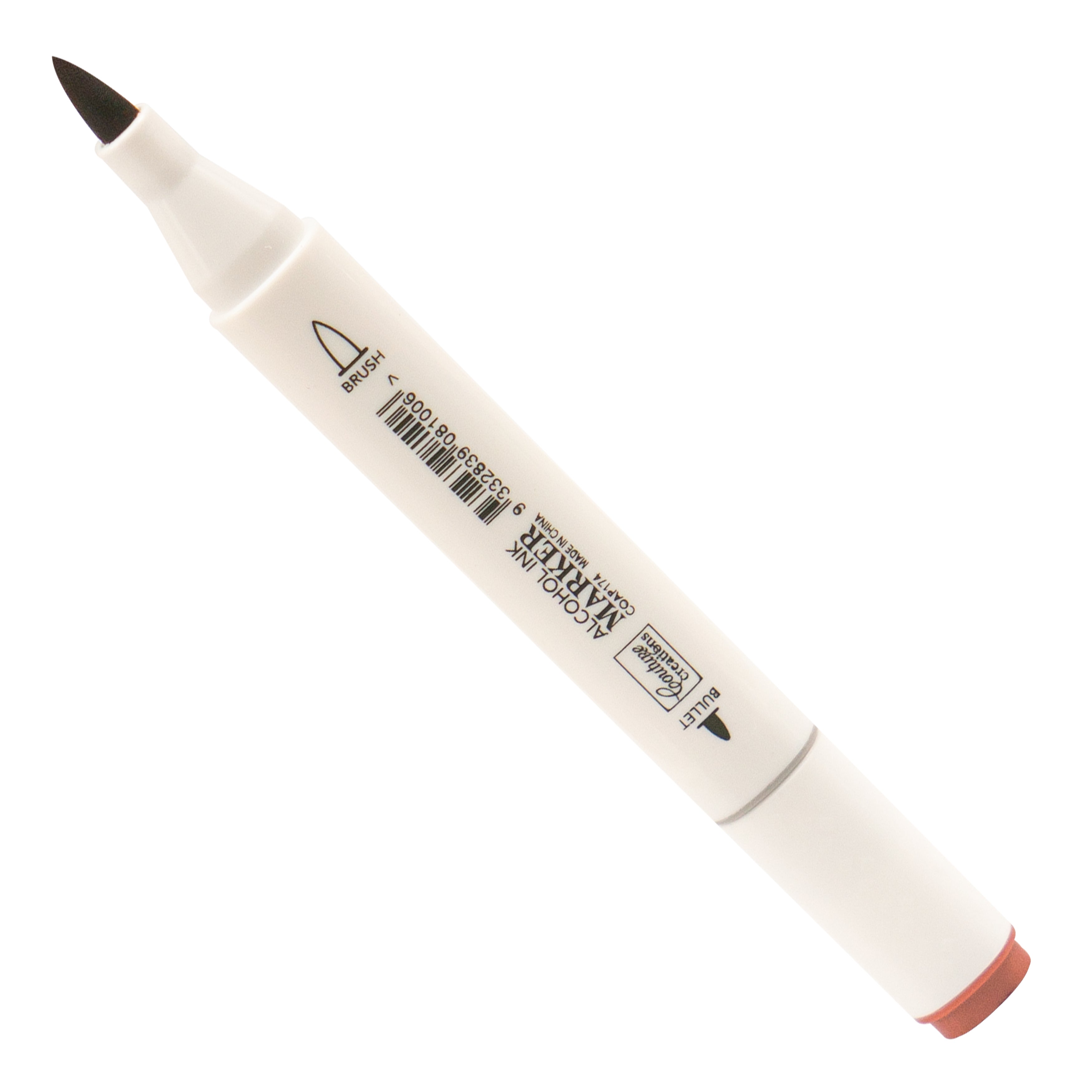 Couture Creations Twin Tip Brick Brown alkoholmarker dobbel tupp permanent