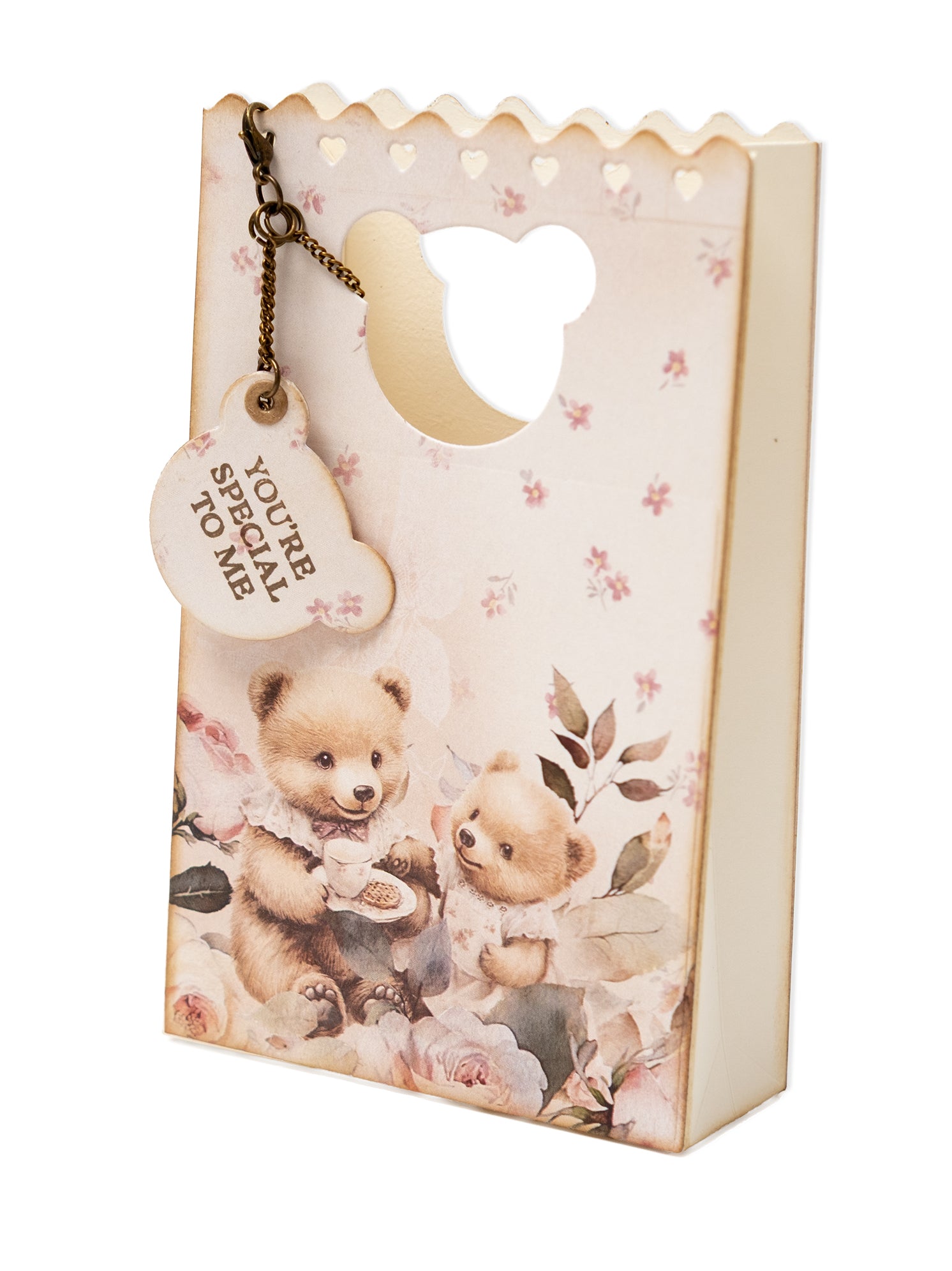 Studio Light Teddy's Tea Time papirblokk 36 ark 12 mønster