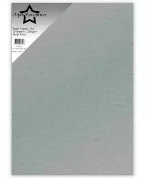 Paper Favourites Pearl Silver Rock papir perlemor