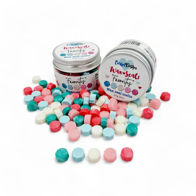 CarlijnDesign Favorites CDWX-0004 voksperler 30g 5 farger