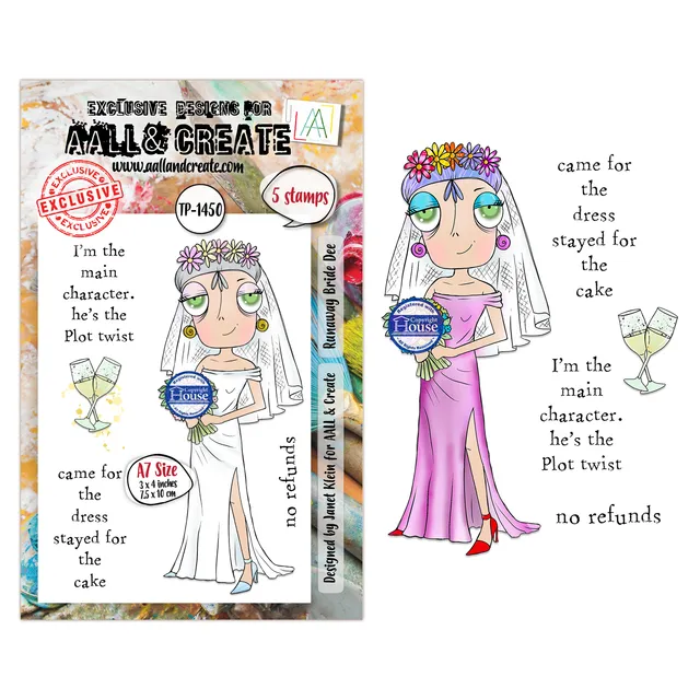AALL & Create TP-1450 Runaway Bride Dee stempelsett