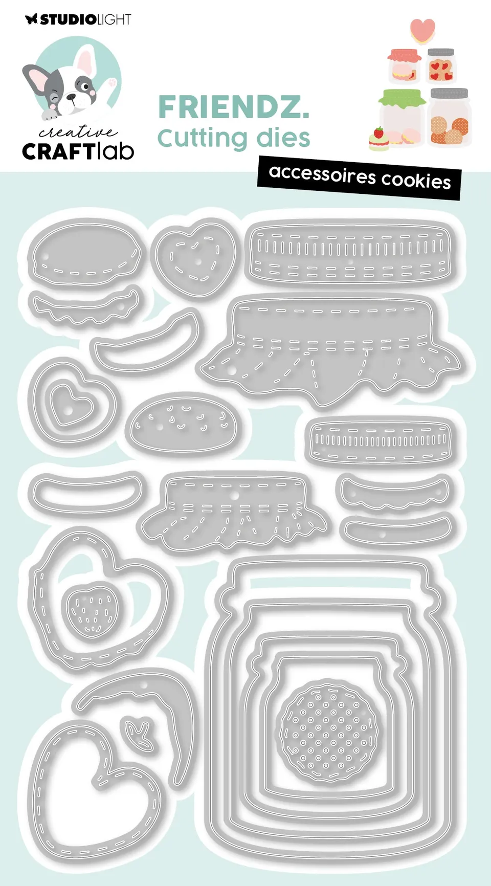Creative Craftlab Friendz dies Accessoires cookies kakepynt