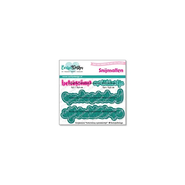 CarlijnDesign CDSN-0309 dies beterschap opkikkertj 9cm