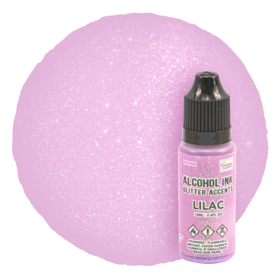 Couture Creations Glitter Accents Lilac alkoholblekk 12 ml