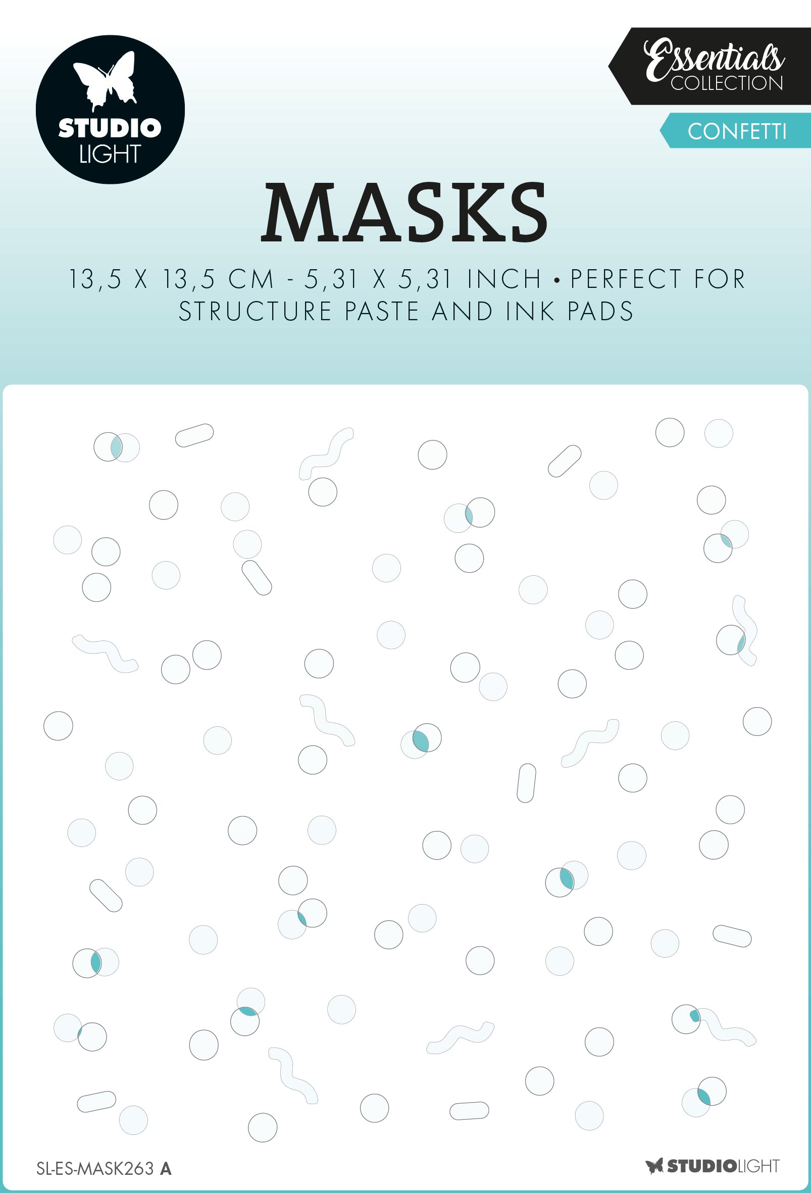 Studio Light Essentials Confetti maske 135 mm konfetti