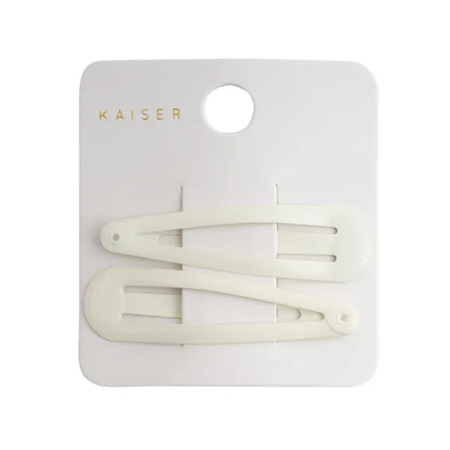 KaiserCraft Puffed Hair Clips hårspenner krem 2 stk