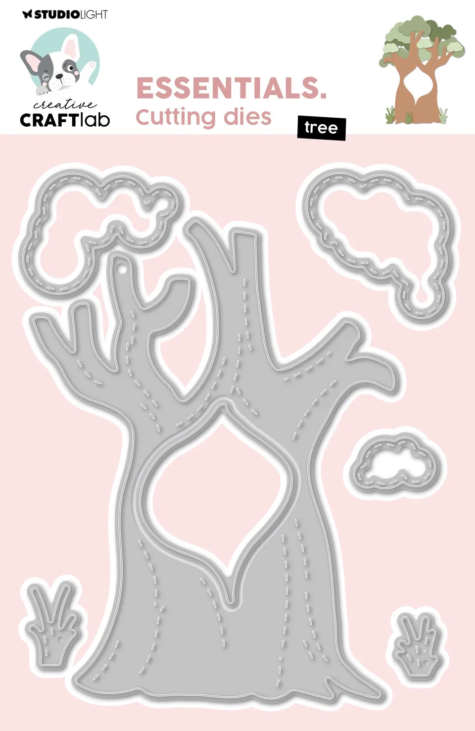 Studio Light Essentials Tree dies juletre natur