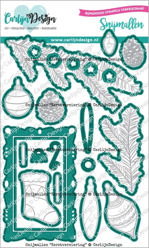 CarlijnDesign Kerstversiering CDSN-0280 dies jul