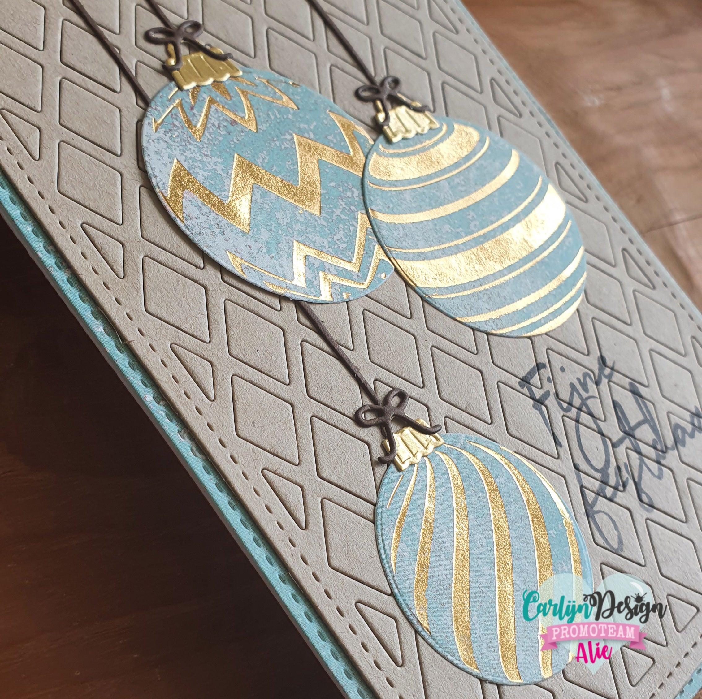 CarlijnDesign Kerstballen CDHF-0020 hotfoilplate julekuler