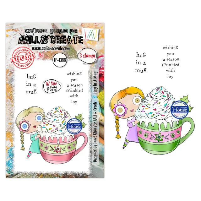 AALL & Create TP-1388 Hug in a Mug stempelsett A7
