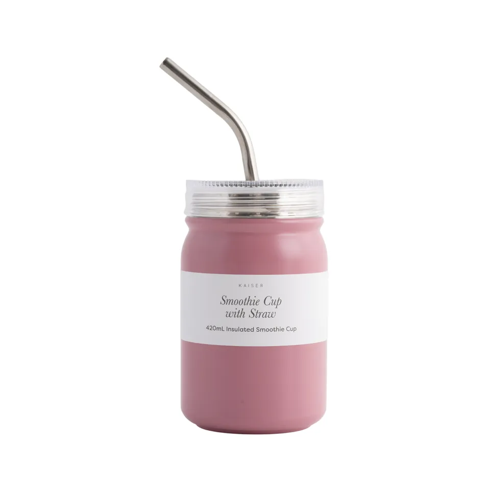 KaiserCraft House Series smoothiekopp 420 ml støvrosa