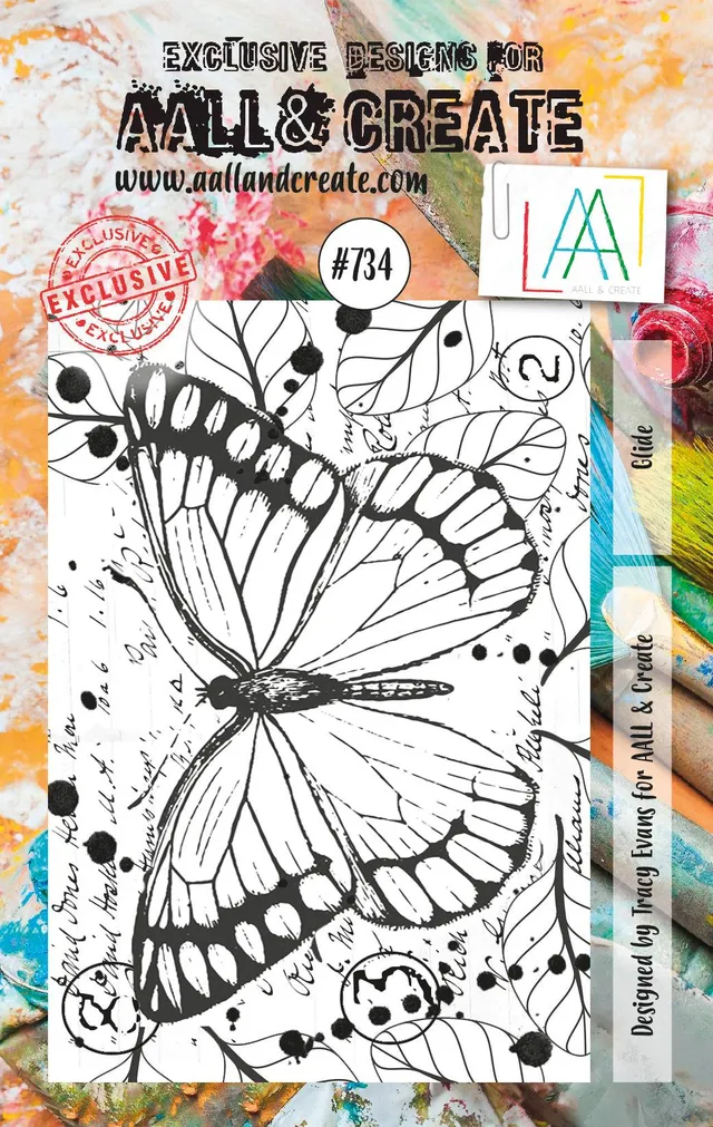 Aall and Create #734 Glide stempelsett A7 Tracy Evans